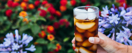 Glass of homemade cold brew