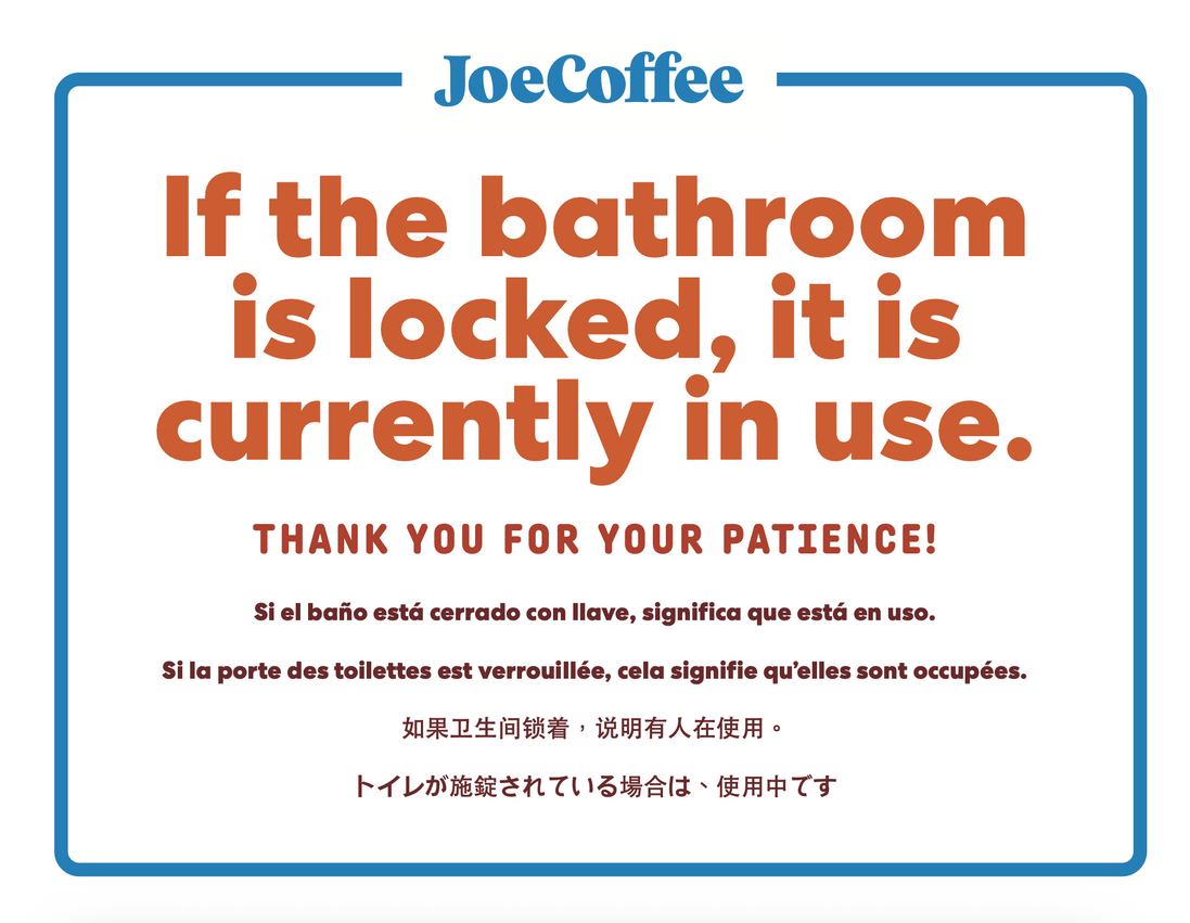Bathroom Sign